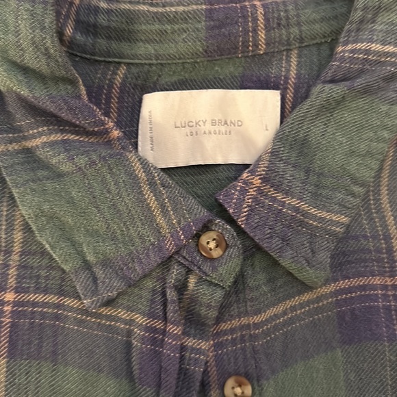 Lucky Brand Flannel (L) - Picture 2 of 4